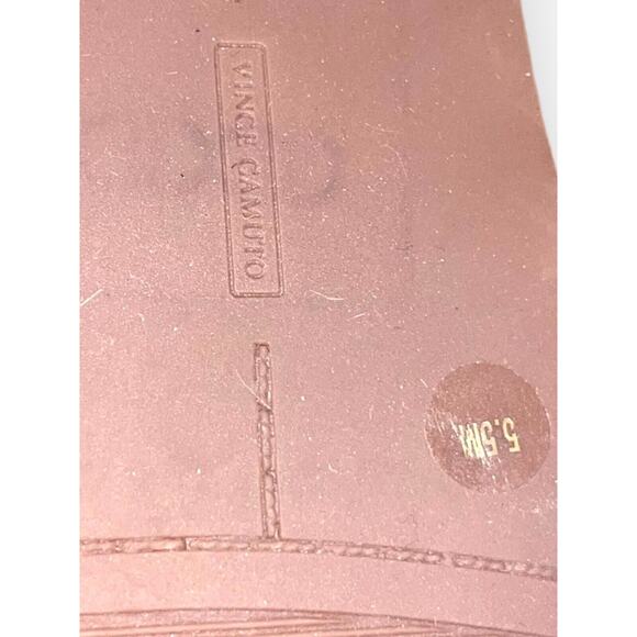 Vince Camuto Leather Toe Loop Sandals Dailette Size 5.5 M Beige Animal Print - Picture 5 of 5